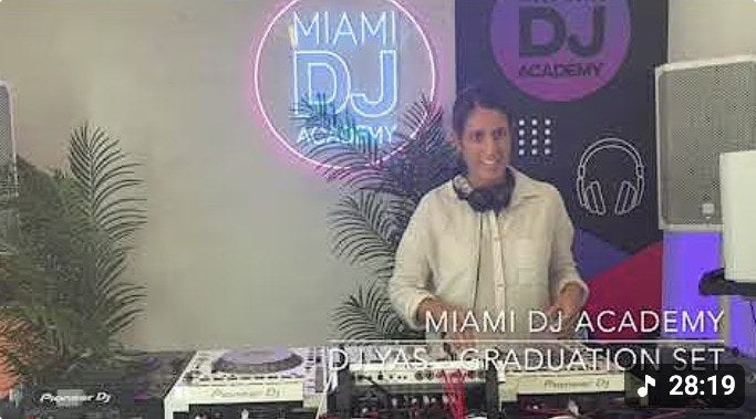 Miami DJ Academy graduation DJ set
