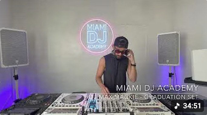 Miami DJ Academy graduation DJ set