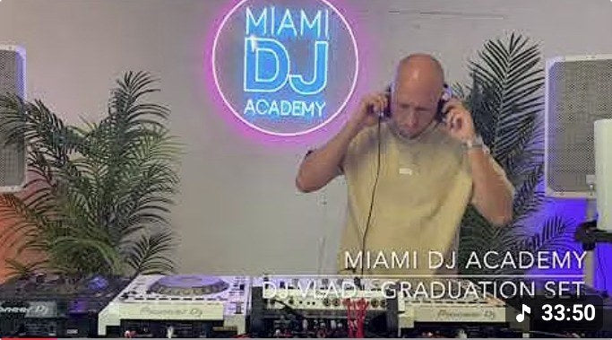 Miami DJ Academy graduation DJ set