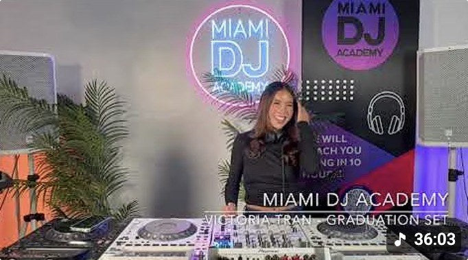 Miami DJ Academy graduation DJ set