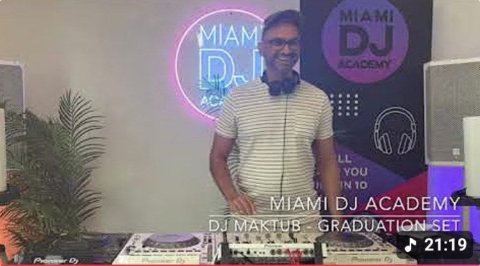 Miami DJ Academy graduation DJ set